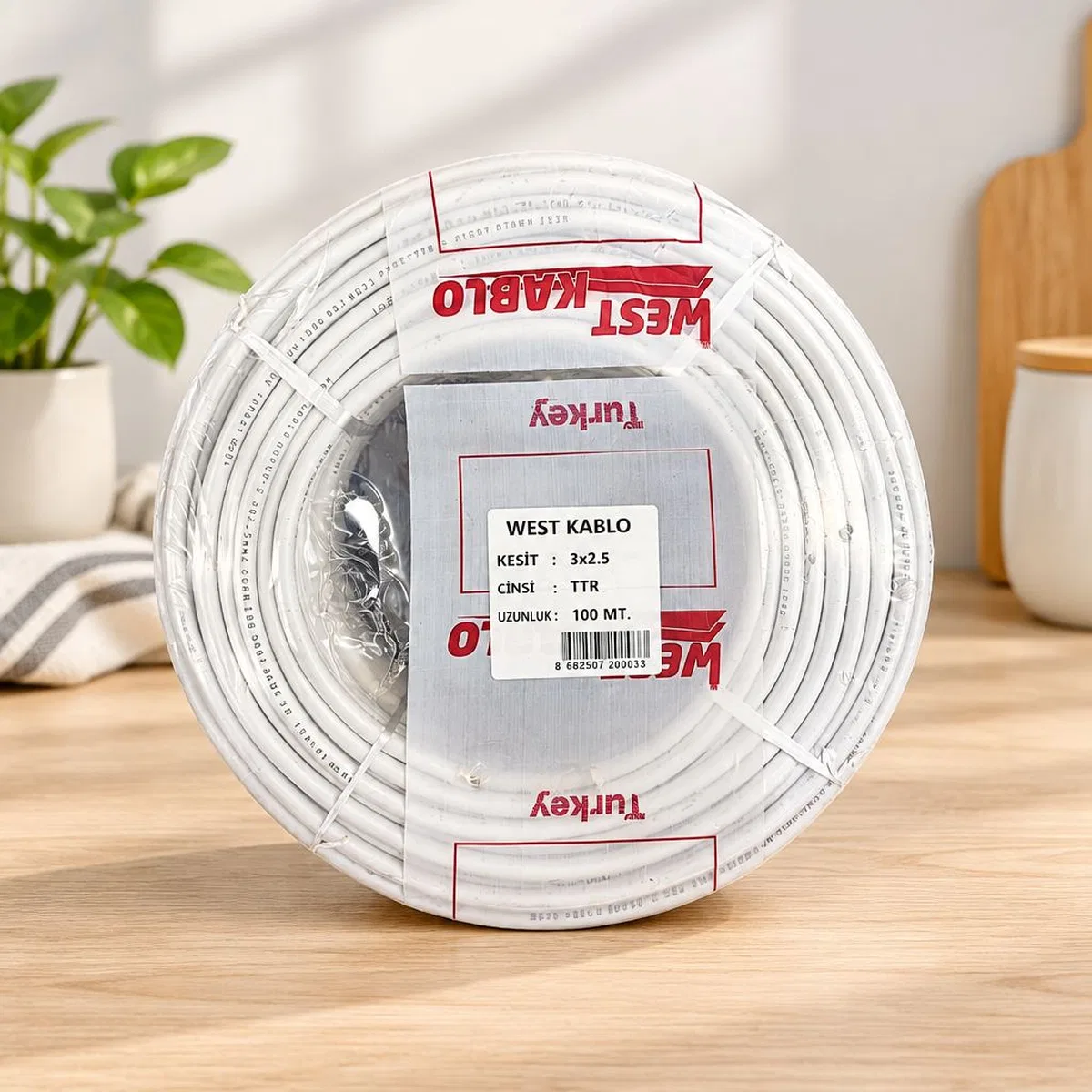 3x2, 5 mm Ttr Elektrik Kablosu 100 metre