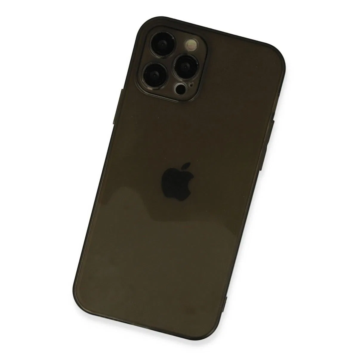 Apple İphone 12 Pro Max Kılıf Fly Lens Silikon - Siyah görsel 3