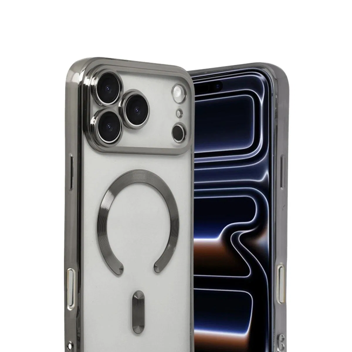Apple İphone 17 Pro Max Kross Magneticsafe Kapak - Titan Gri görsel 2
