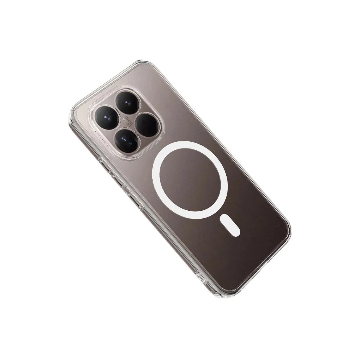 Xiaomi Mi 15t Combo Sert Şeffaf Magsafe Kapak - Şeffaf görsel 3