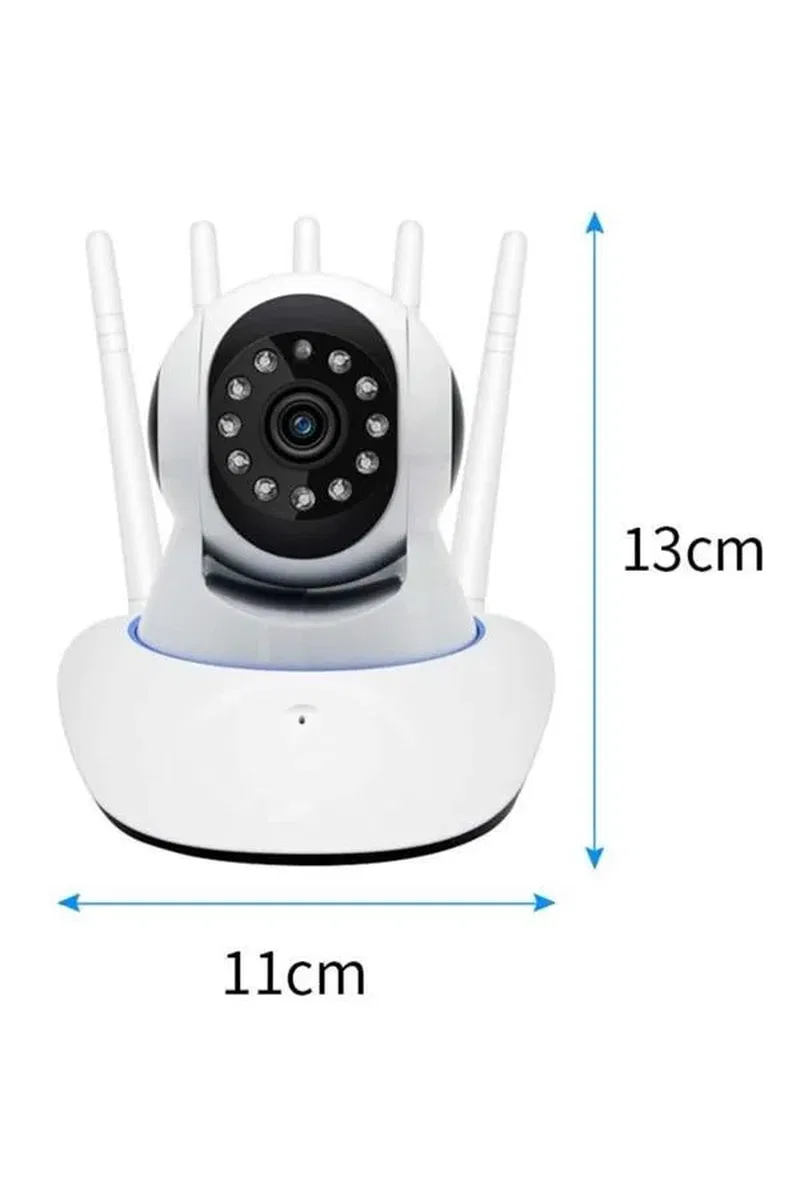 LED Aydınlatmalı 5 Antenli Motorlu 1080P Wifi Kamera Sensörlü Yeni Nesil görsel 5