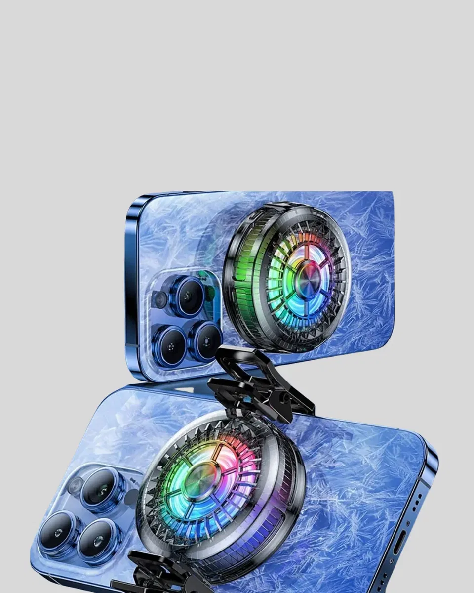 Telefon Soğutucu Fan RGB Işık Mobil Gaming İçin Süper Soğutma görsel 5