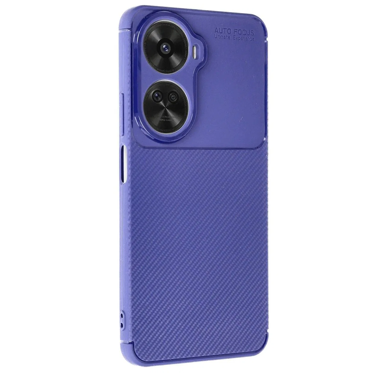 Huawei Nova 12 Se Kılıf Auto Focus Karbon Kapak - Lacivert görsel 2