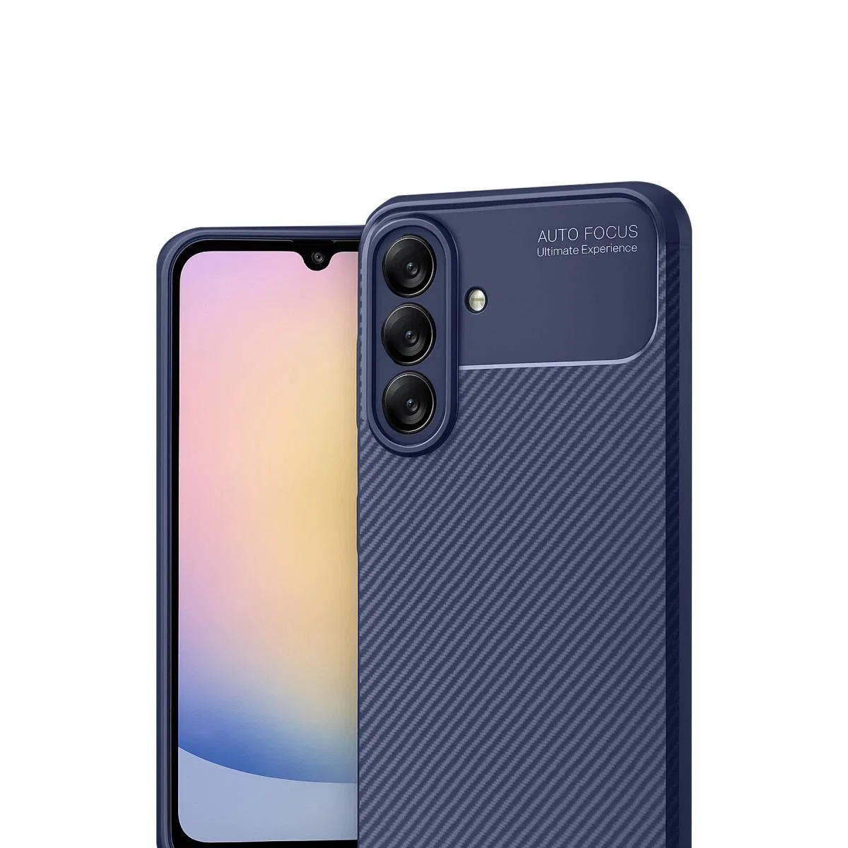 Samsung Galaxy A17 5g Auto Focus Karbon Kapak - Lacivert görsel 2