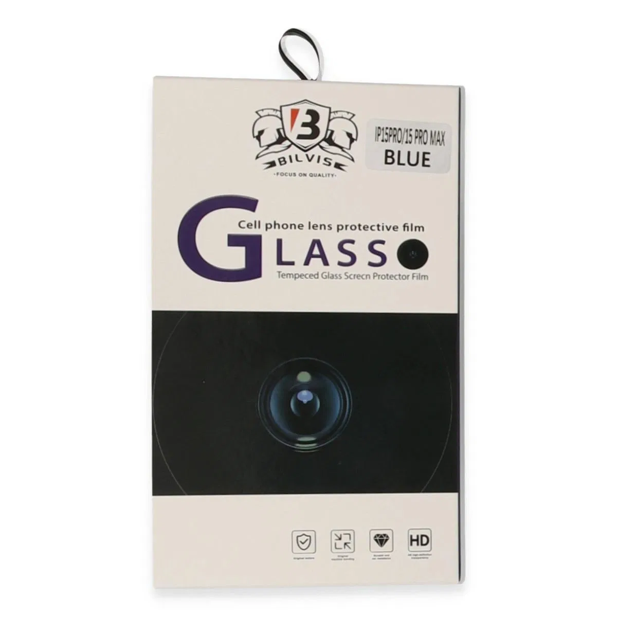 Apple İphone 15 Pro Max Bilvis Titan Kamera Lens - Lacivert görsel 3
