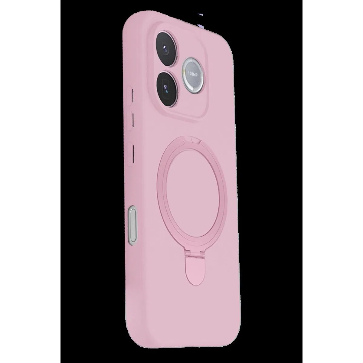 Huawei Honor 600 Lite Regal Magsafe Standlı Kapak - Açık Pembe görsel 3