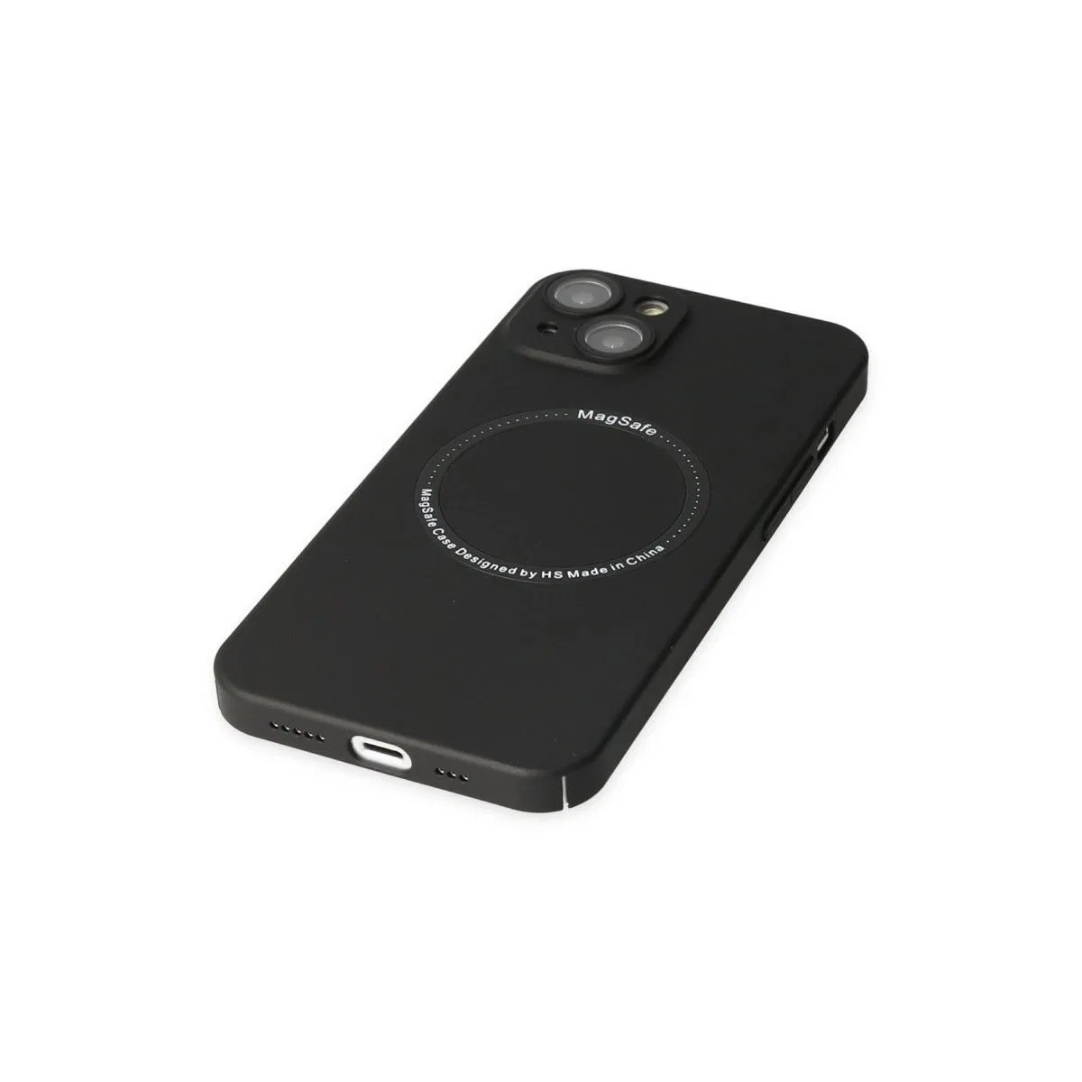 Apple İphone 14 Plus Kılıf Jack Magneticsafe Lens Silikon - Siyah görsel 4