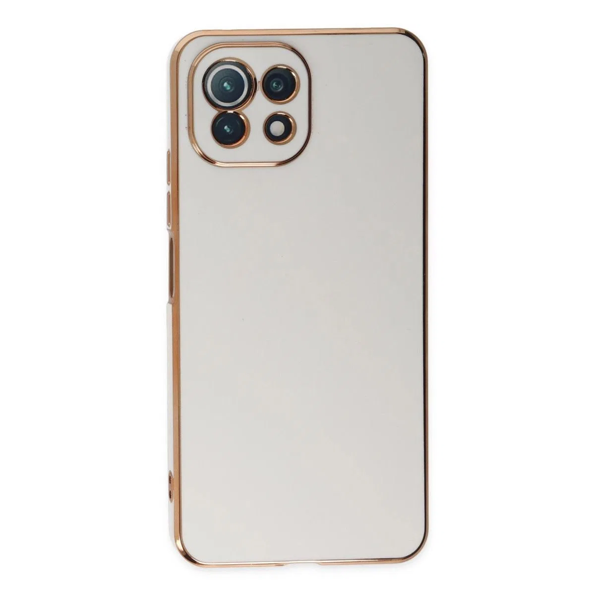 Xiaomi Mi 11 Lite Kılıf Volet Silikon - Beyaz görsel 2