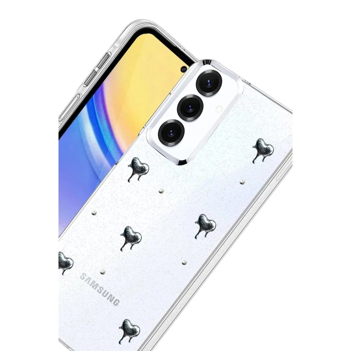Samsung Galaxy A15 4g Fiyonk Desenli Kapak - Desen 1 görsel 3