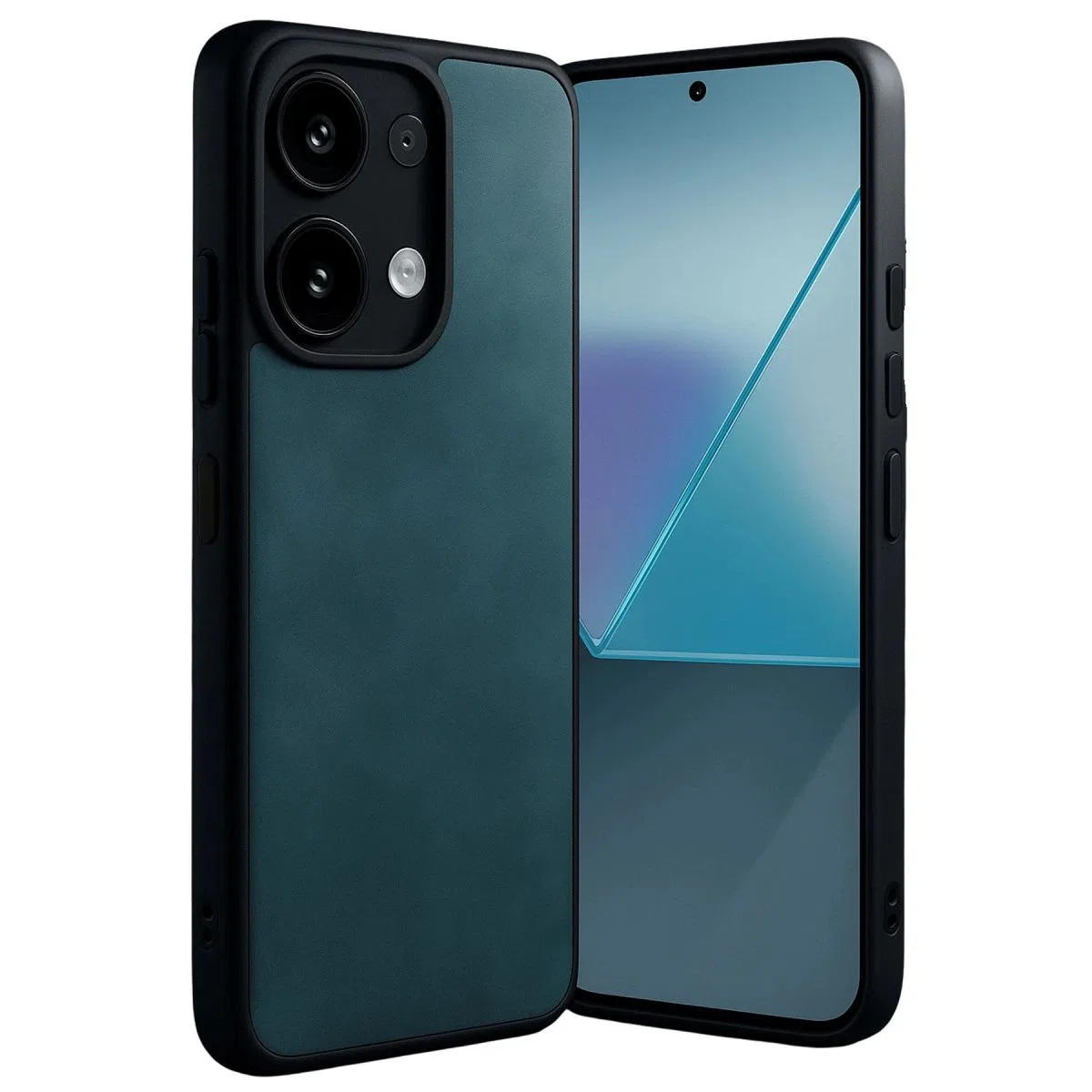 Xiaomi Redmi Note 13 4g Kılıf Aras Deri Kapak - Koyu Yeşil