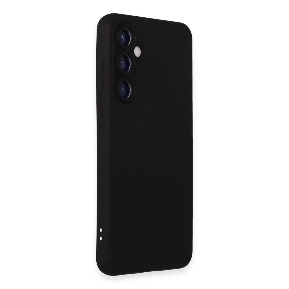 Samsung Galaxy S24 Kılıf Nano İçi Kadife Silikon - Siyah görsel 2