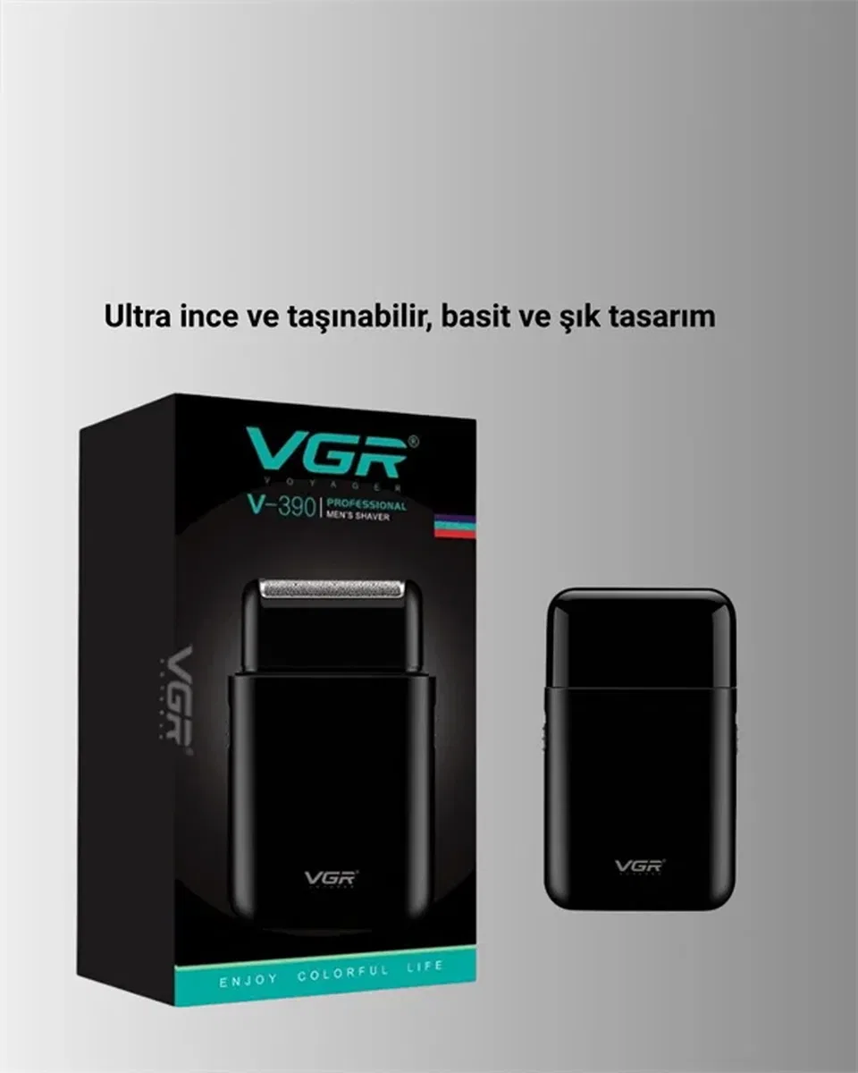 ABS Gövdeli Süper İnce Elektrikli Sakal Kesici – 45 dk Kablosuz Kullanım, Yanak Makası Dahil görsel 4