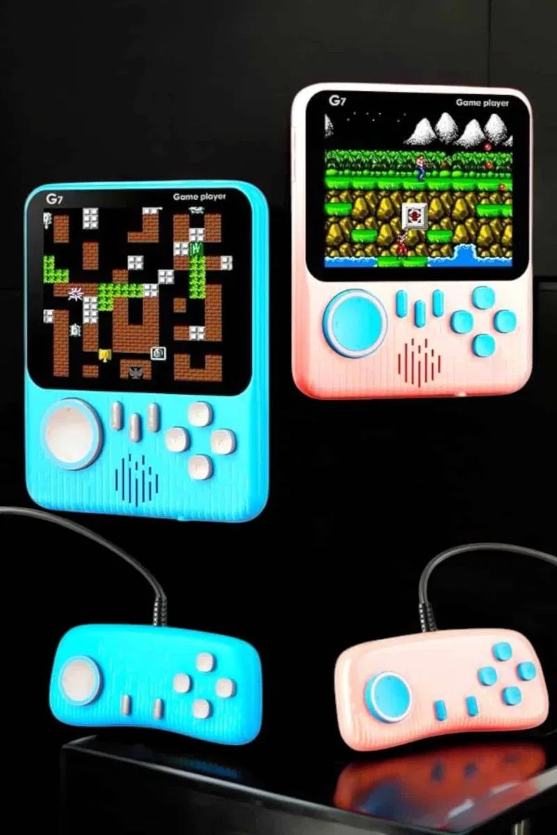 El Atarisi 3. 5 inç Ekran Çift Konsol 666 Adet Retro Oyun Gamepad görsel 4