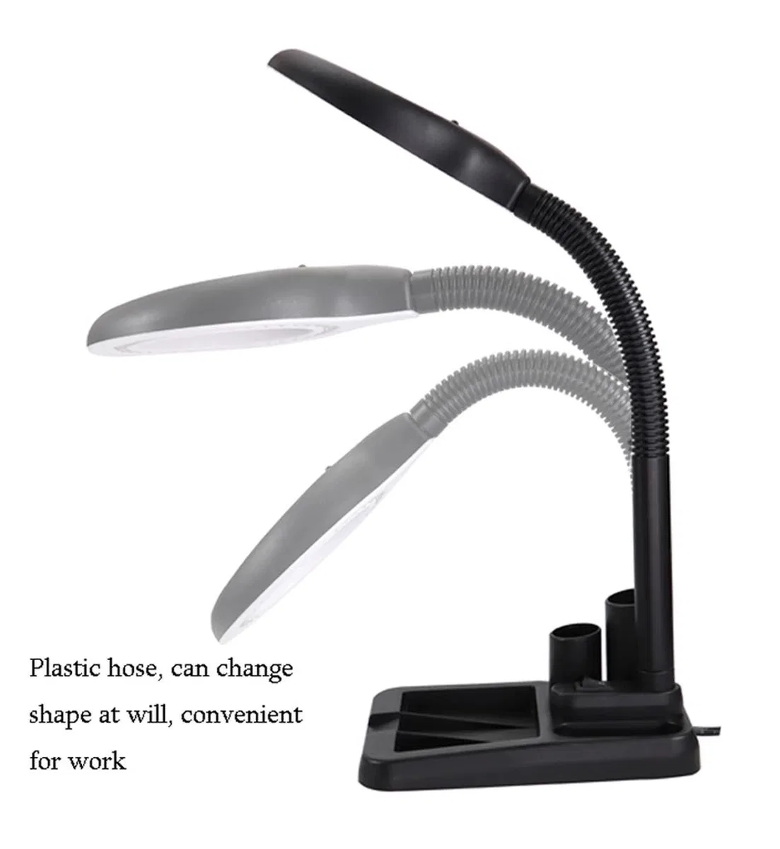 Esnek 5x /10x, 40 Led Işıklı Büyüteç, lamba Büyüteç Okuma, Çalışma Lehim Masa Lambası A808 görsel 6