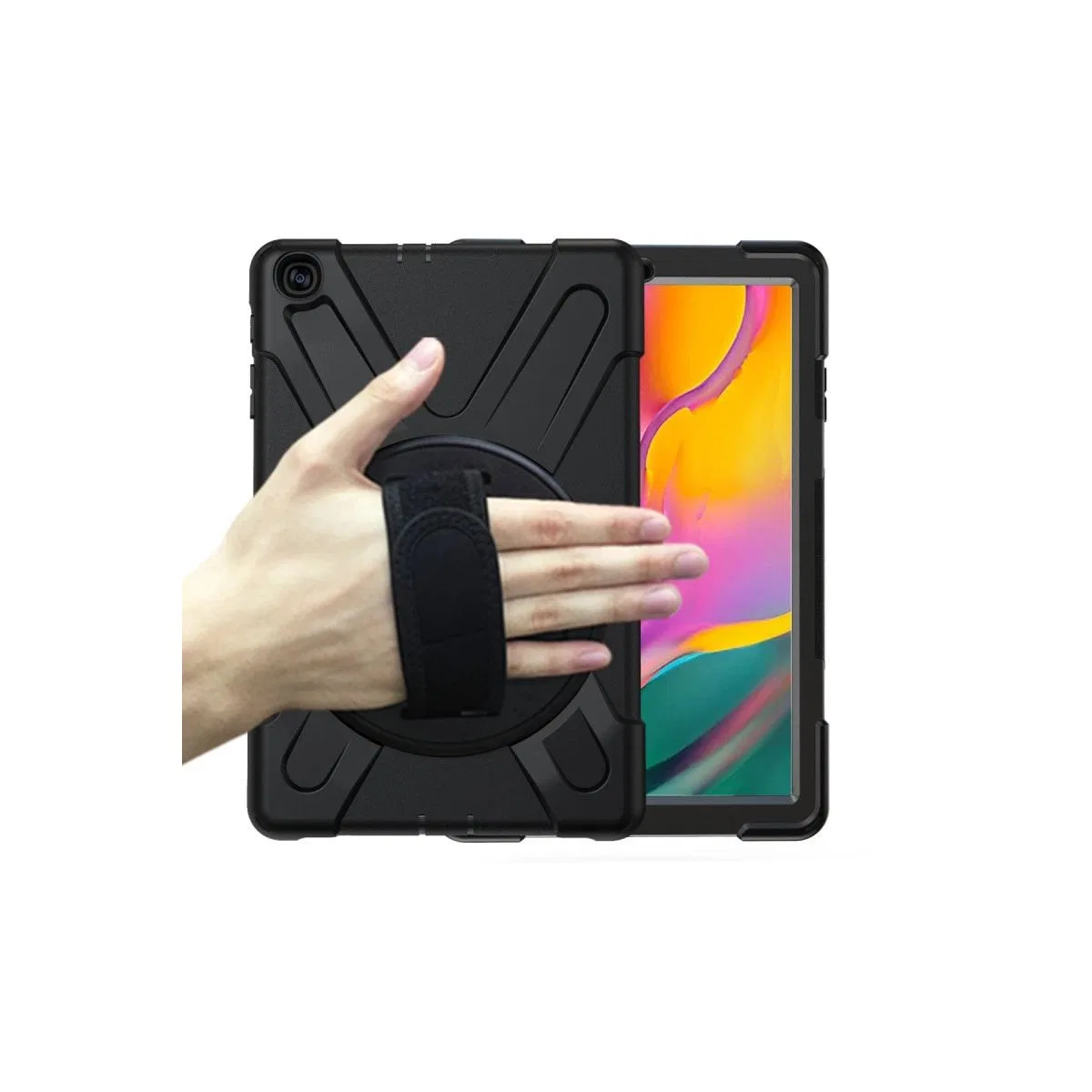 Samsung Galaxy T510 Tab A 10. 1 Kılıf Amazing Tablet Kapak - Siyah görsel 3