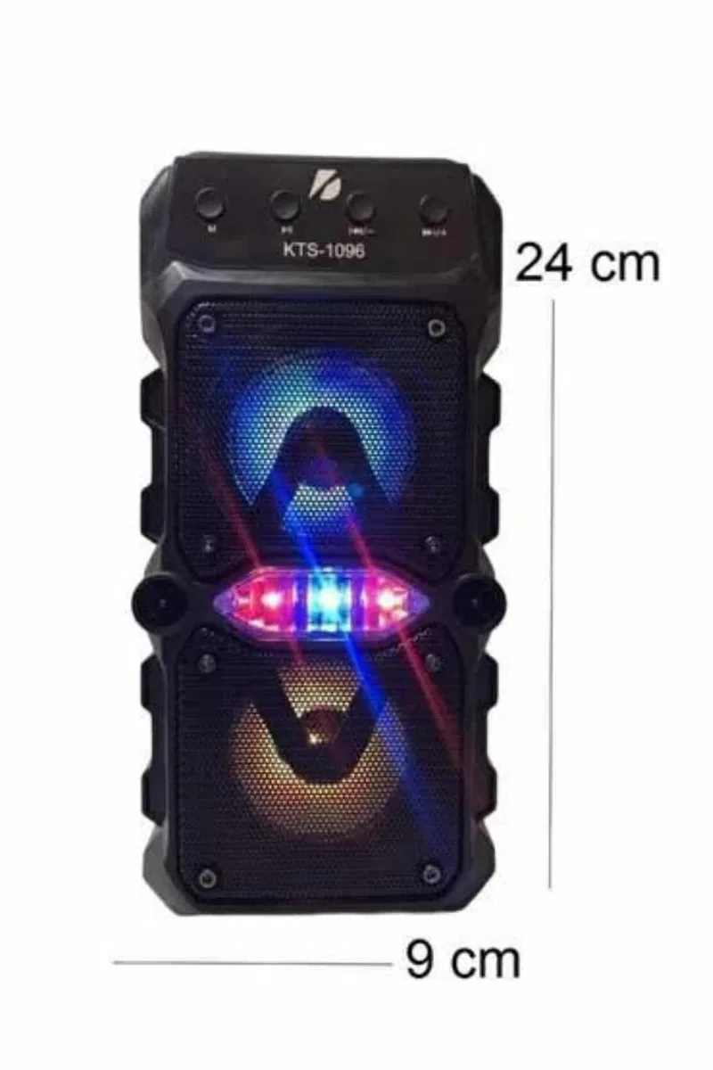 Bluetooth Hoparlör Yüksek Ses Kaliteli Büyük Boy Çift Çıkışlı Ses Bombası görsel 4
