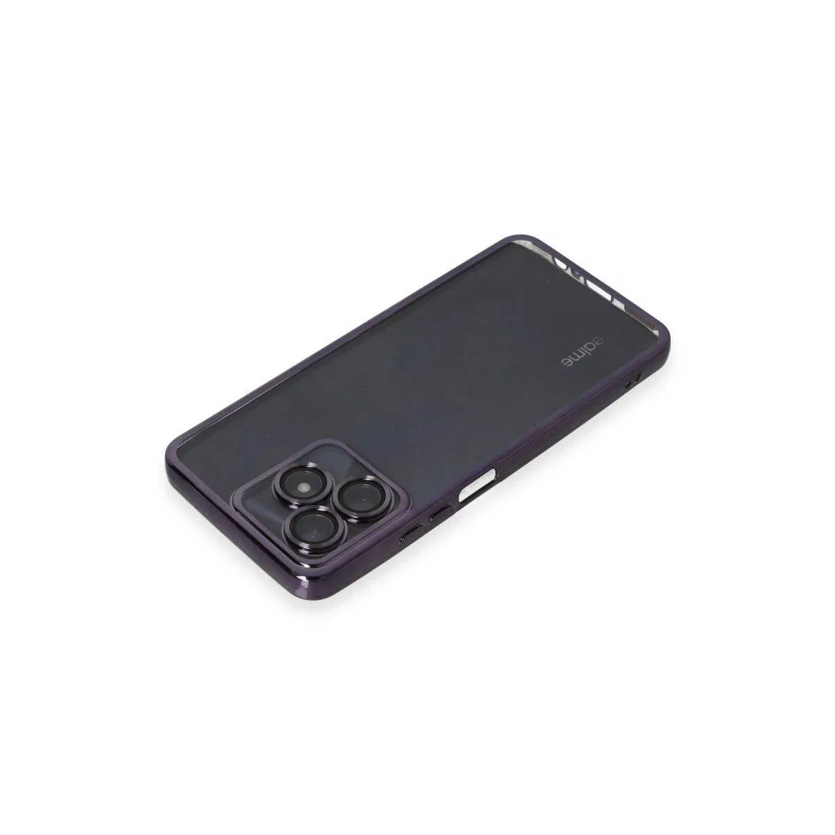 Realme C53 Kılıf Razer Lensli Silikon - Mor görsel 3