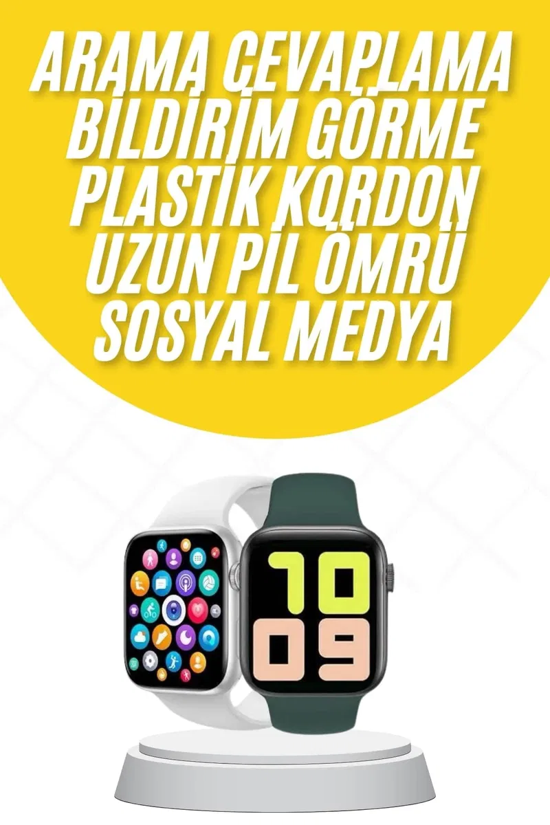 Akıllı Saat Uyku ve Sağlık Takibi Arama Cevaplama 44 MM Amoled Ekran görsel 2