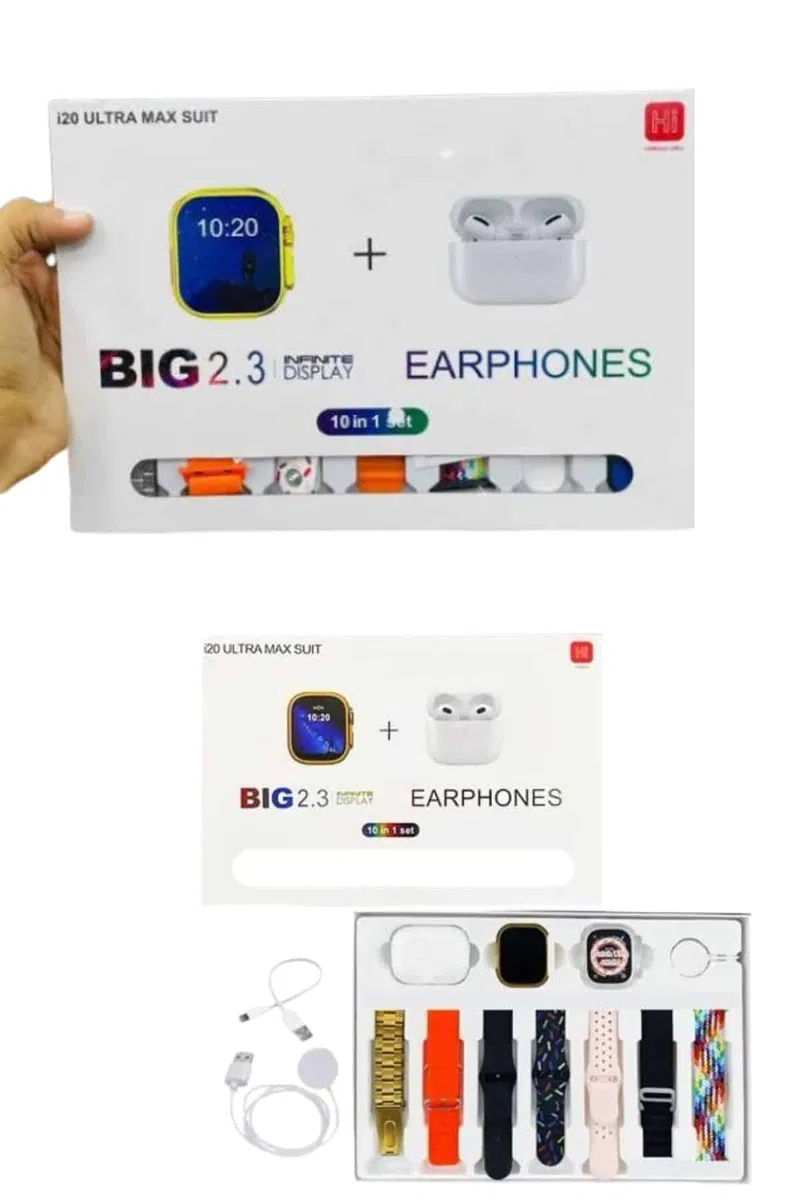 Akıllı Saat Bluetooth Kulaklık Hediyeli Bildirim Görme Sesli Görüşme Çoklu Kordon görsel 3