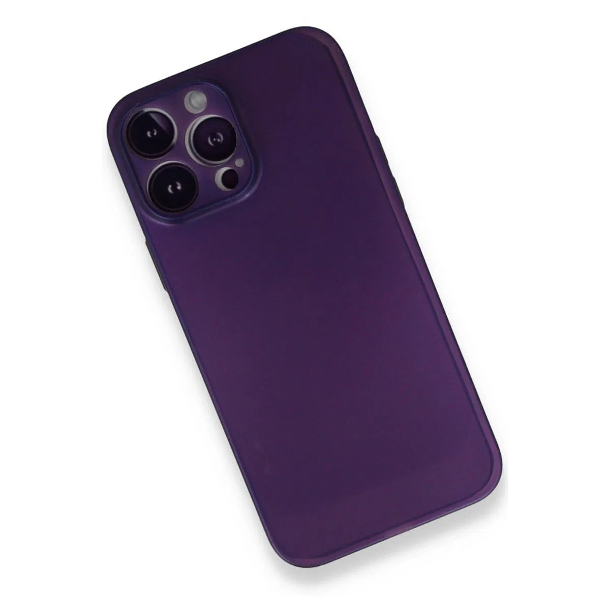 Apple İphone 14 Pro Max Kılıf Pp Ultra İnce Kapak - Mor görsel 2