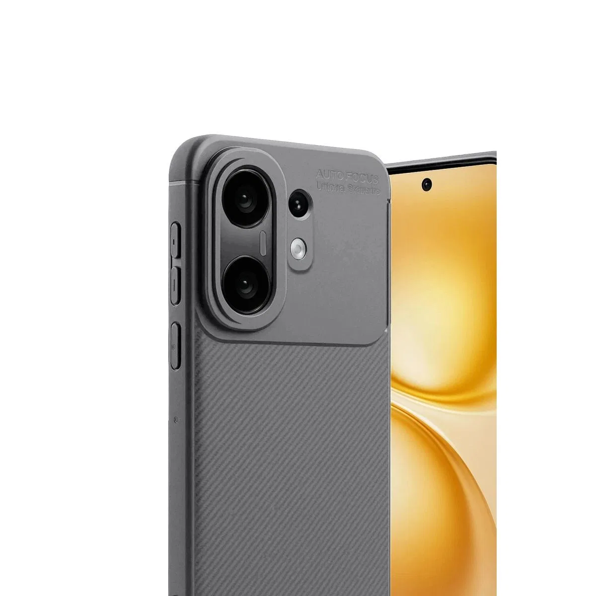 Vivo X200 Fe Auto Focus Karbon Kapak -gri görsel 3