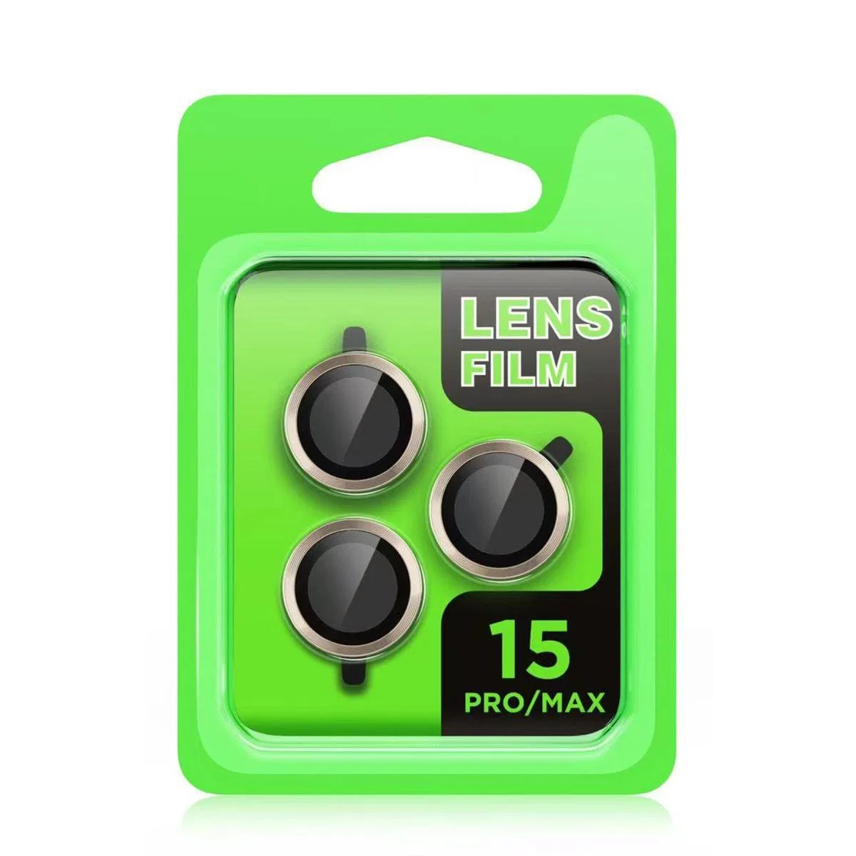 Apple İphone 15 Pro Raze Metal Kamera Lens - Siyah görsel 2