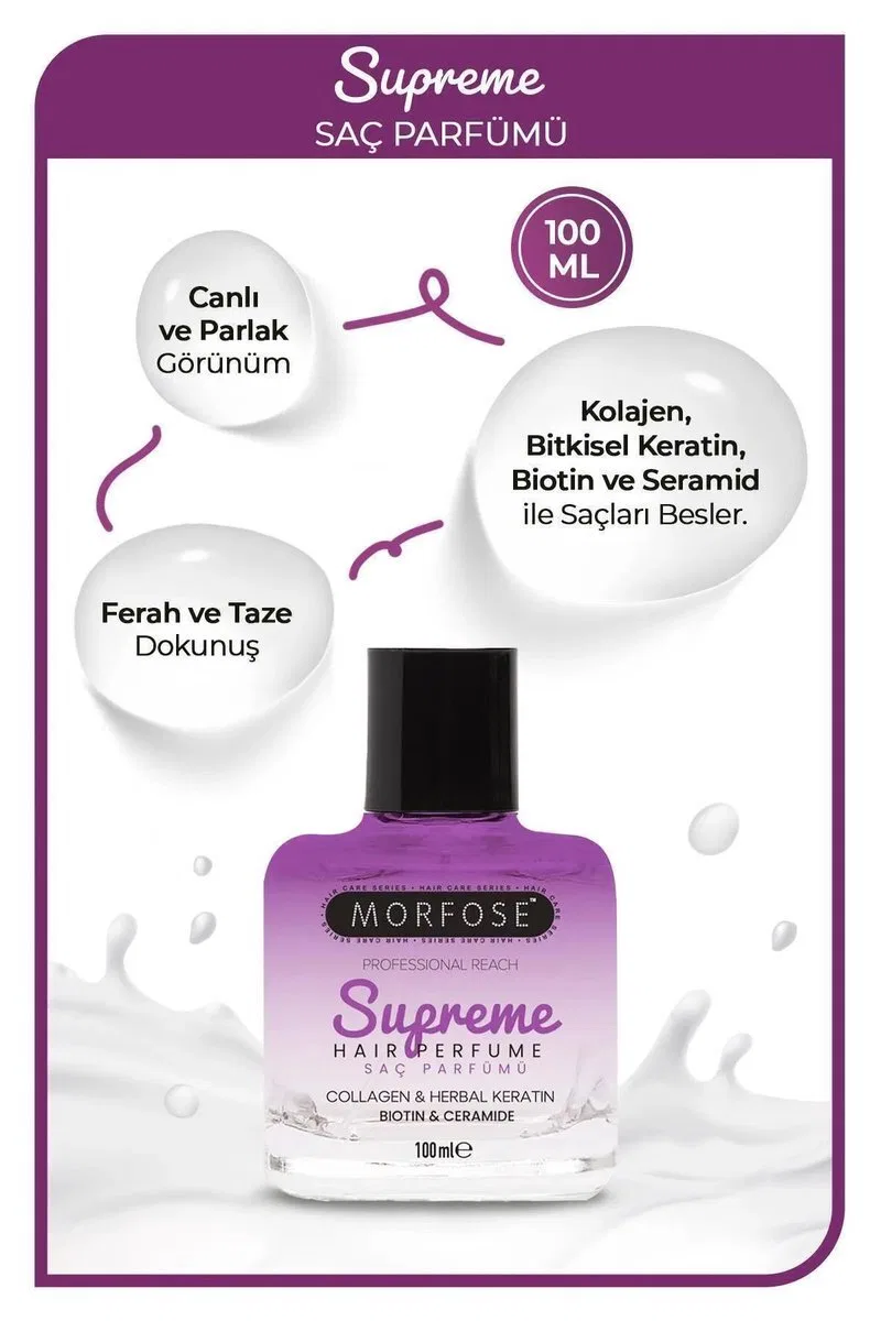Supreme Saç Parfümü 100 ML - Mat ve Kuru Saçlar İçin - mrfs görsel 2
