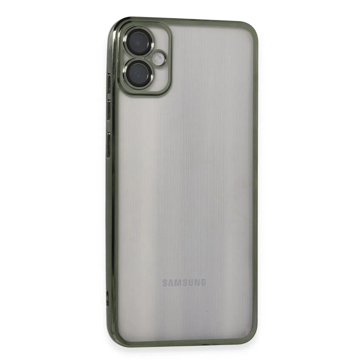 Samsung Galaxy A05 Kılıf Razer Lensli Silikon - Yeşil