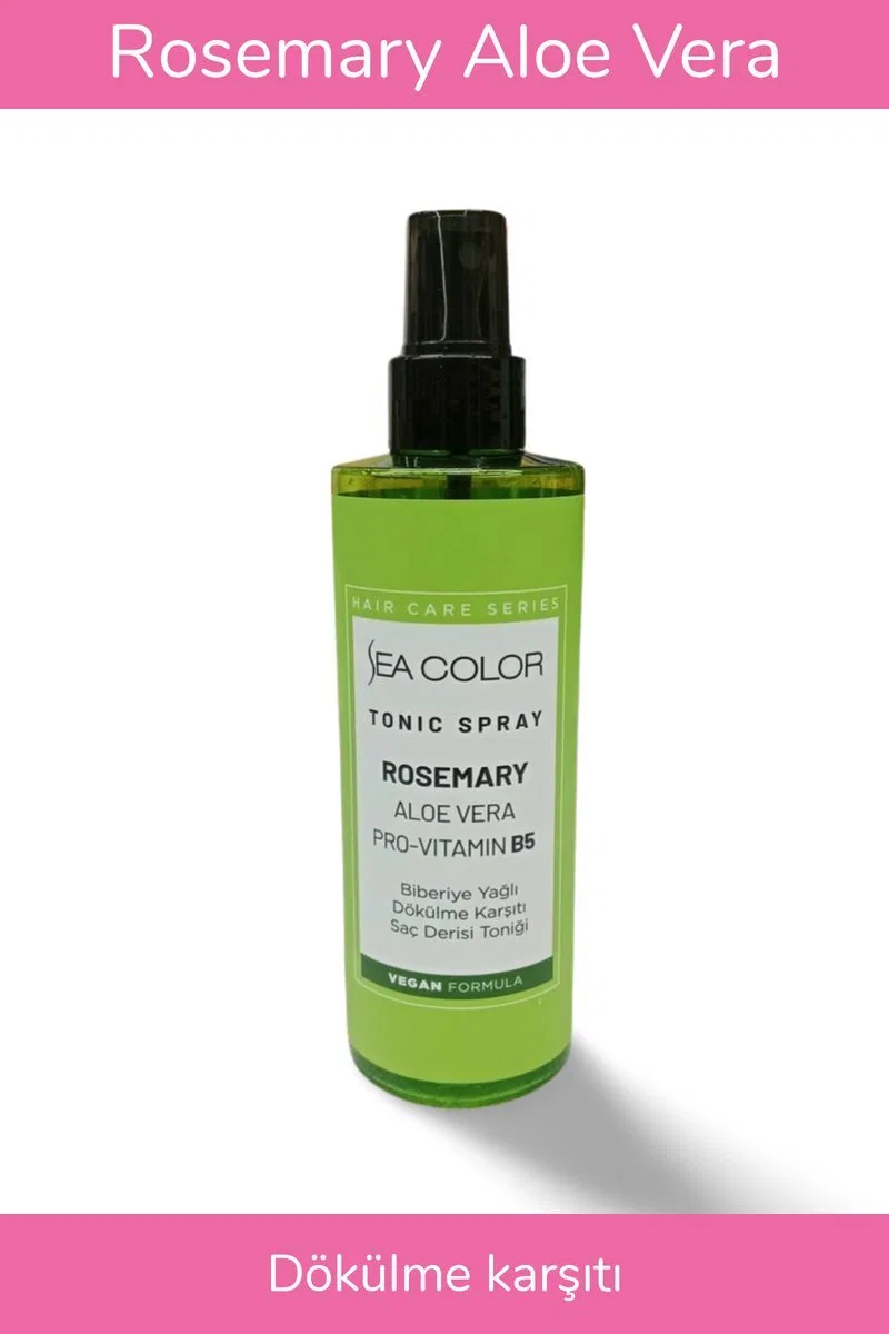 Rosemary Aloe Vera Özlü Dökülme Karşıtı Saç Derisi Toniği Pro-vitamin B5 220 ml görsel 2