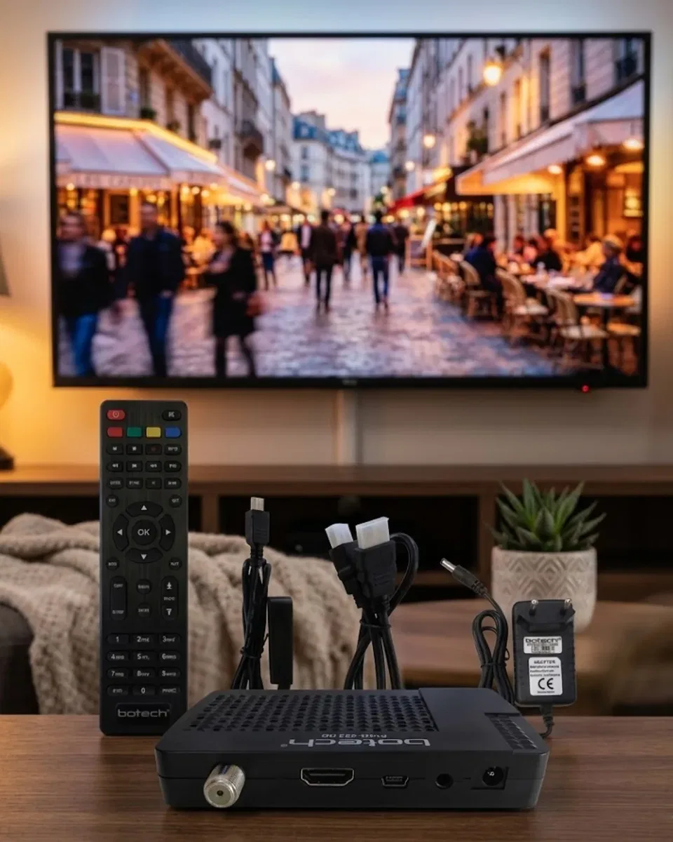 HD Uydu Receiver USB Medya Oynatıcı Özellikli Çok Dilli Menü Destekli