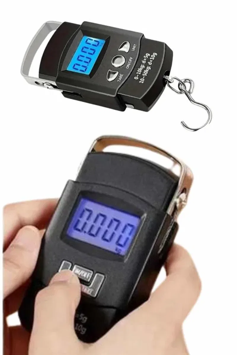 El Kantarı Dijital El Terazisi 50 Kg Kapasiteli LCD Ekranlı görsel 4