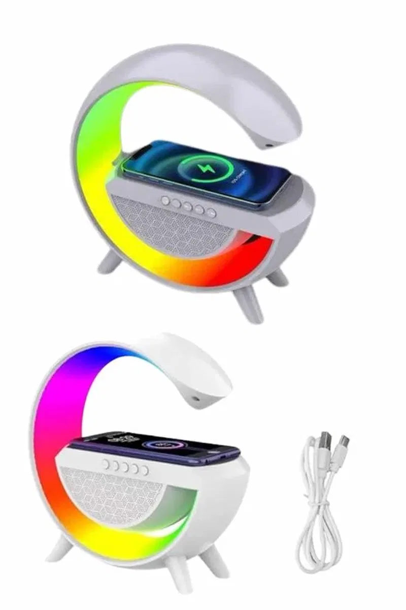 Yeni Nesil Bluetooth Hoparlör Speaker 5. 0 Taşınabilir G Şeklinde Powerbankli görsel 5