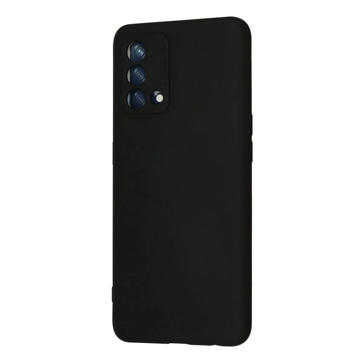 Oppo A74 4g Kılıf Nano İçi Kadife Silikon - Siyah görsel 3