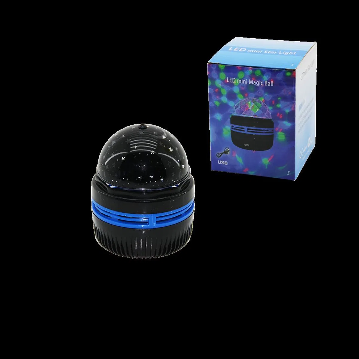 LED Mini Star Gece Lambası (USB & Pil, Renk Değiştirme, Döner) görsel 2