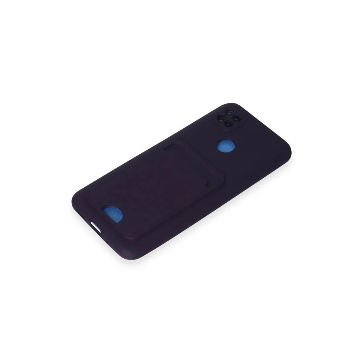Xiaomi Redmi 9c Kılıf Kelvin Kartvizitli Silikon - Derin Mor görsel 4