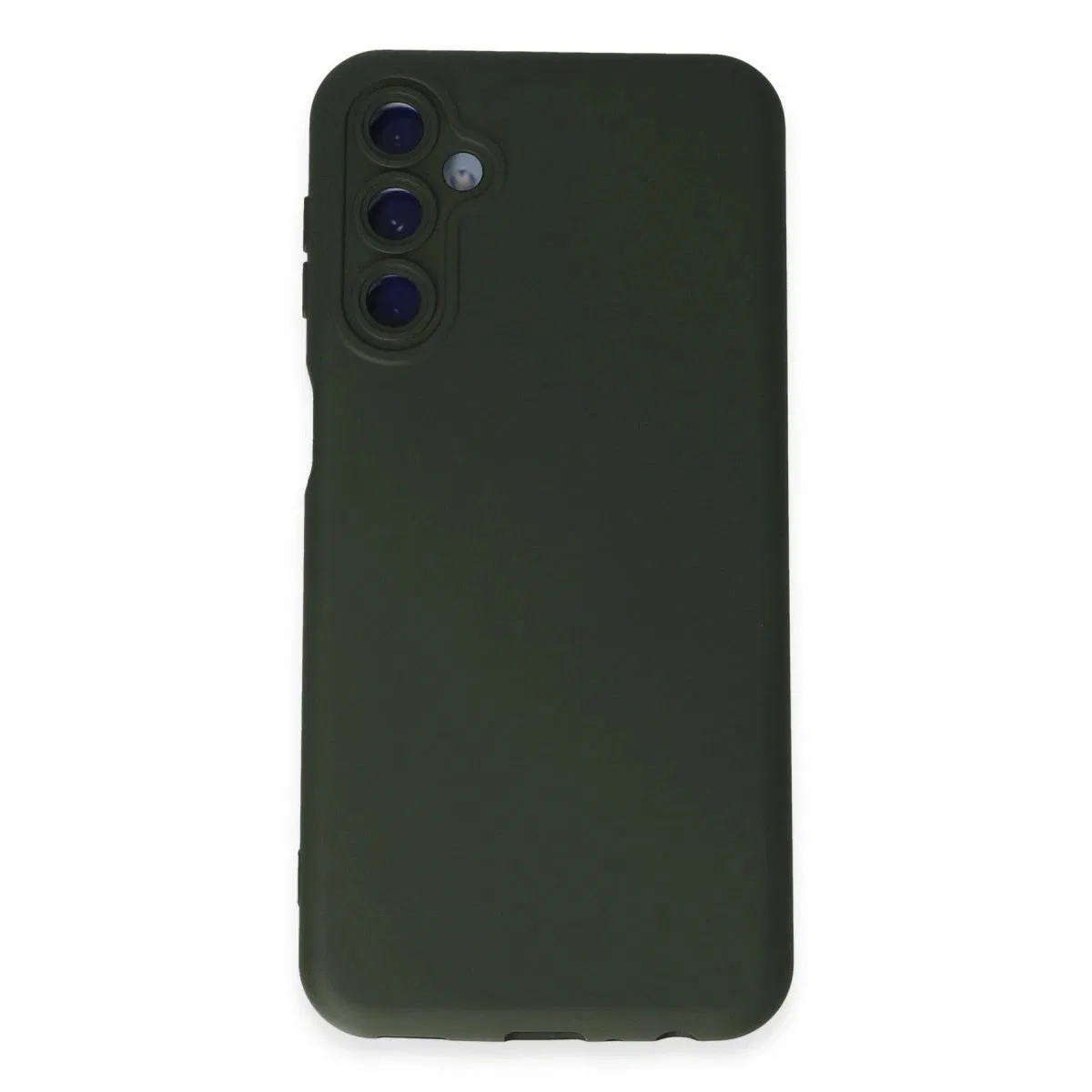 Samsung Galaxy M34 5g Kılıf Nano İçi Kadife Silikon - Koyu Yeşil