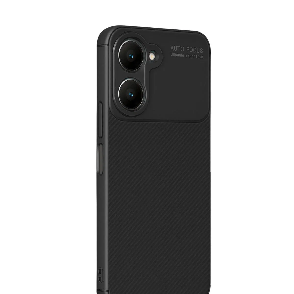 Vivo Y18 Kılıf Auto Focus Karbon Kapak - Siyah görsel 2
