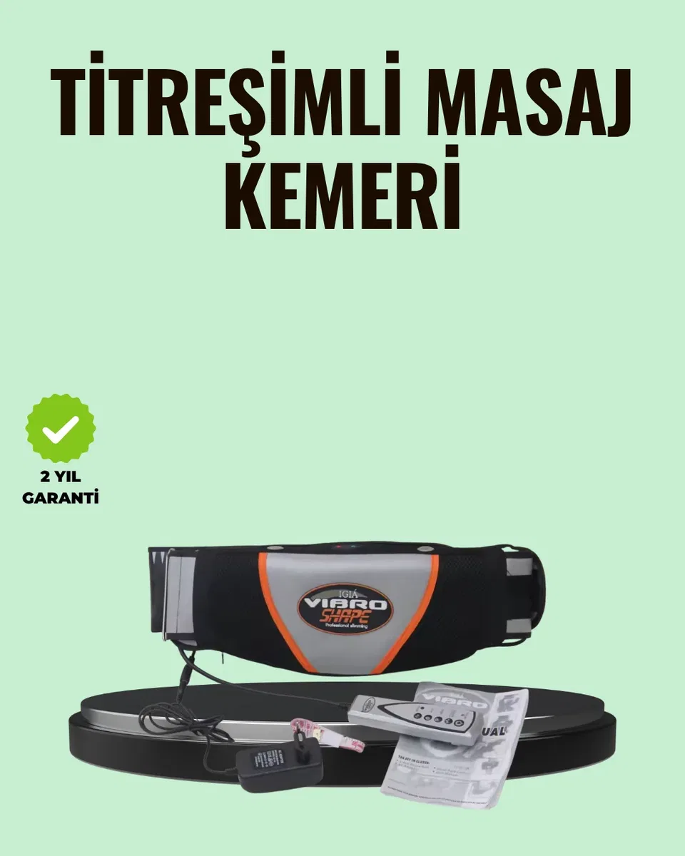 Geniş Bel Uyumluluğu Sunan Esnek Vücut Masaj Kemeri