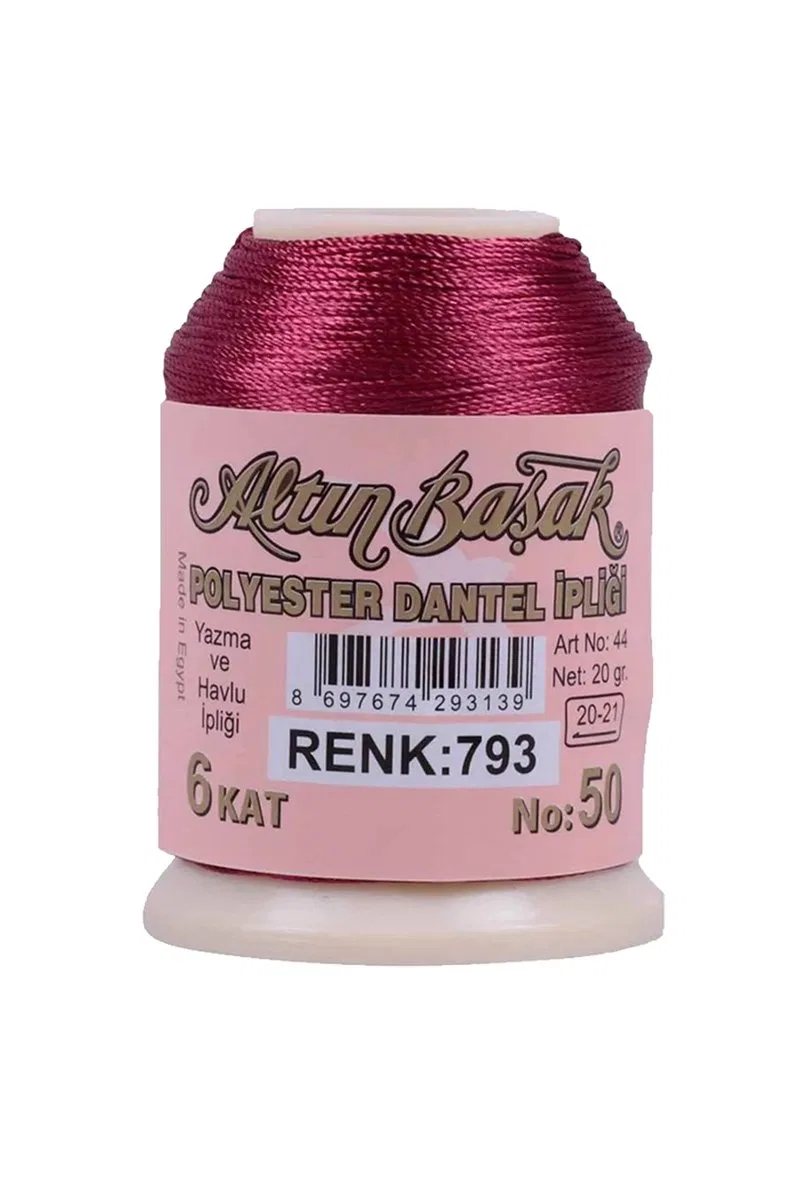 3 Adet Altınbaşak Oya ve Dantel İpi 20 gr - Royaleks - No: 793 görsel 3