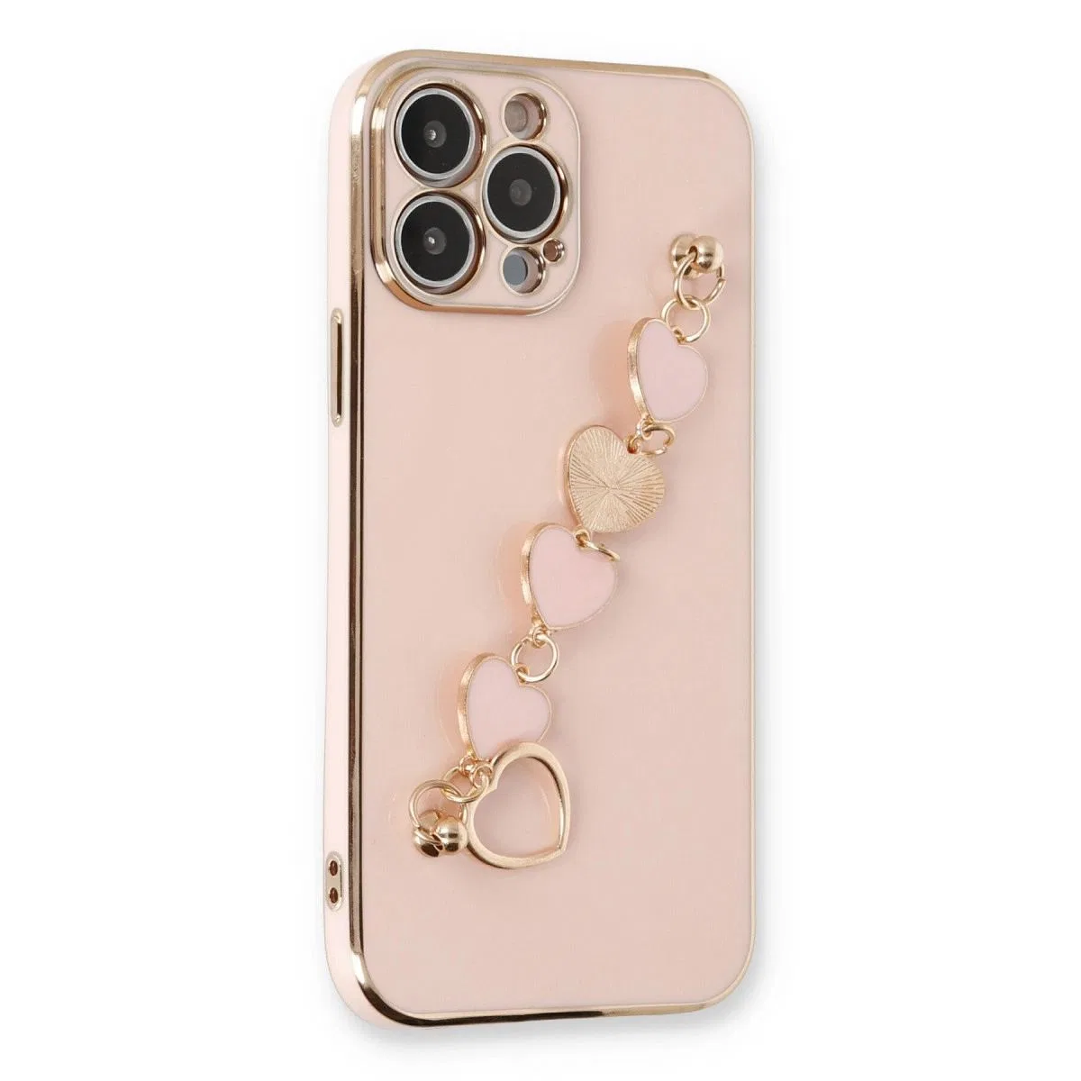 Apple İphone 14 Pro Max Kılıf Esila Silikon - Pudra