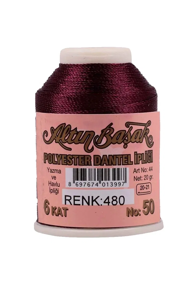 3 Adet Altınbaşak Oya ve Dantel İpi 20 gr - Royaleks - No: 480 görsel 3