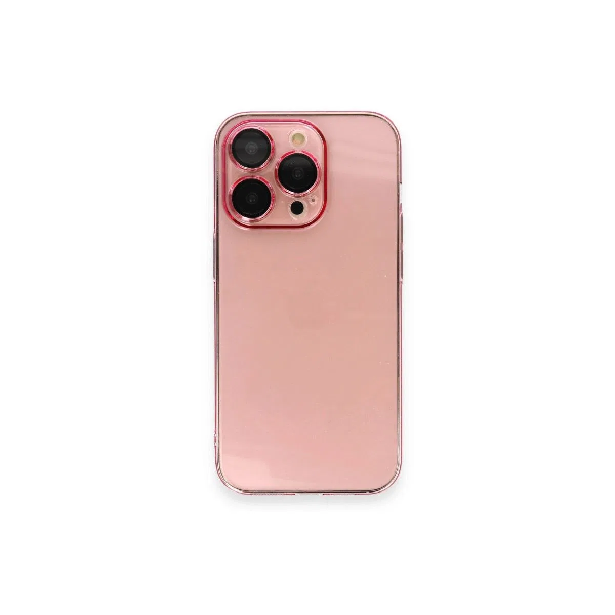 Apple İphone 13 Pro Max Kılıf Armada Lensli Kapak - Rose Gold görsel 2