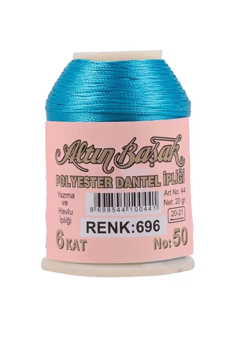 3 Adet Altınbaşak Oya ve Dantel İpi 20 gr - Royaleks - No: 696 görsel 3