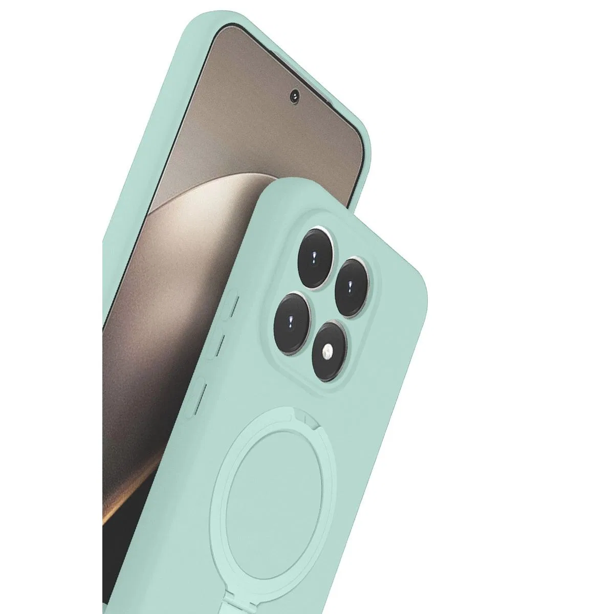 Xiaomi Mi 15t Regal Magsafe Standlı Kapak - Su Yeşili görsel 3