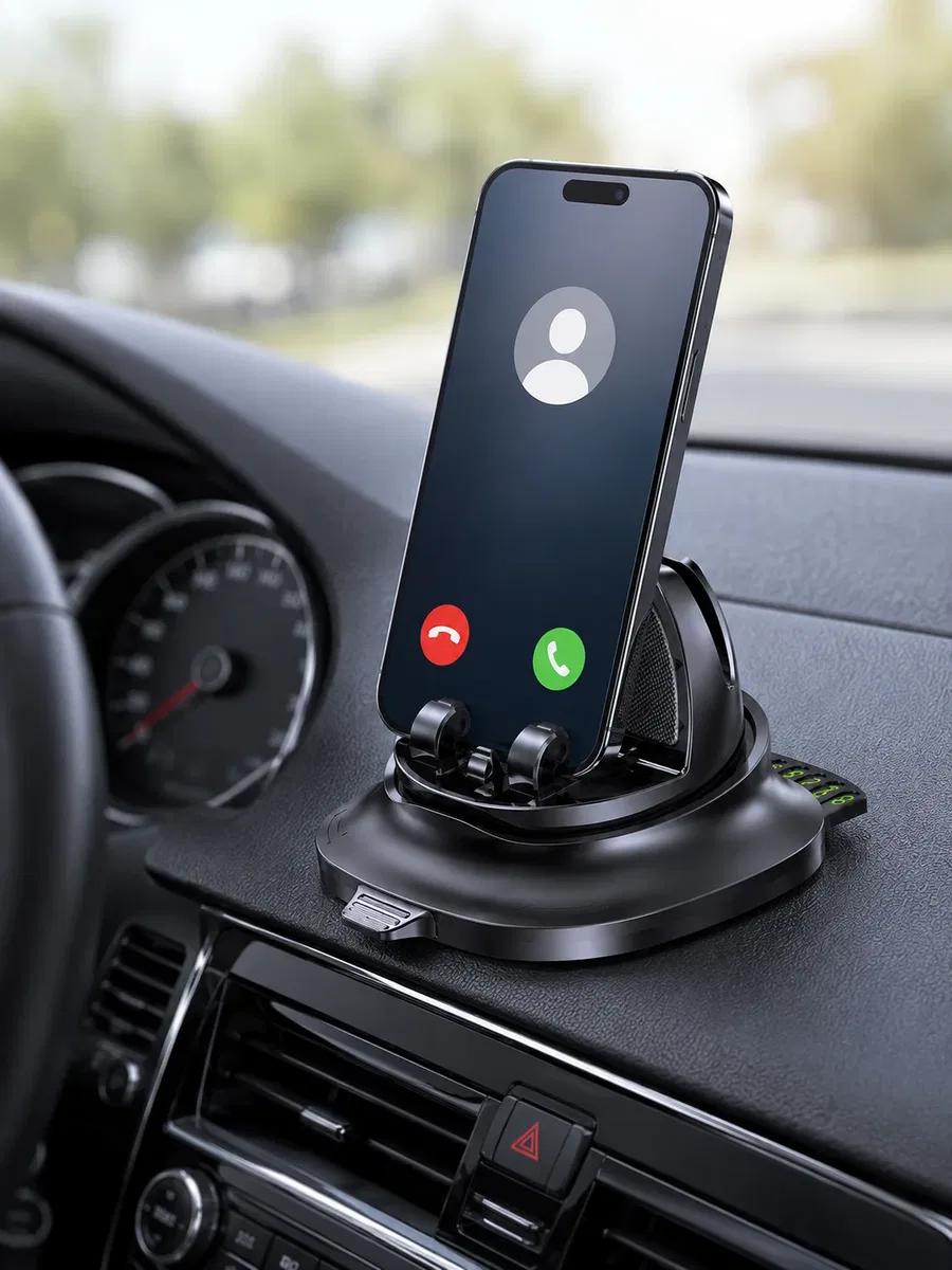 Gizlenebilir Telefon Numaralı Araç İçi Telefon Tutucu Torpido Üstü Telefon Standı görsel 5