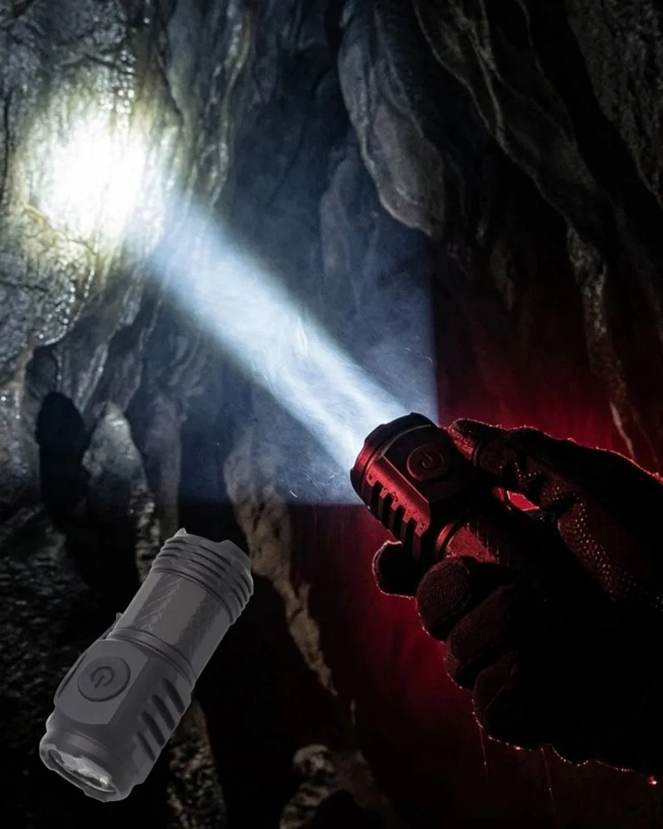 Mini El Feneri 3 Led Güçlü Aydınlatma Ve Type-c Şarj Özellikli