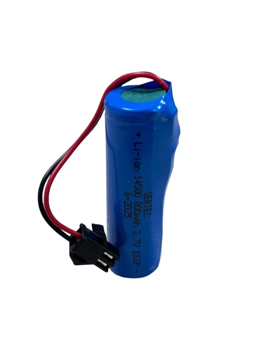 Sertec 14500 800 Mah 3. 7v 1s1p Devreli Soketli Oyuncak Pili