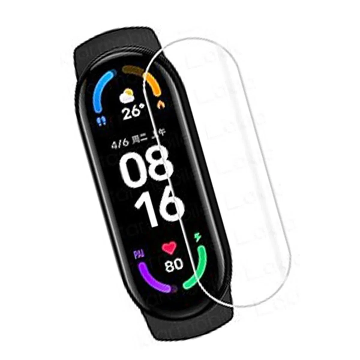 Xiaomi Mi Band 5 Polymer Nano Ekran Koruyucu - Şeffaf görsel 2