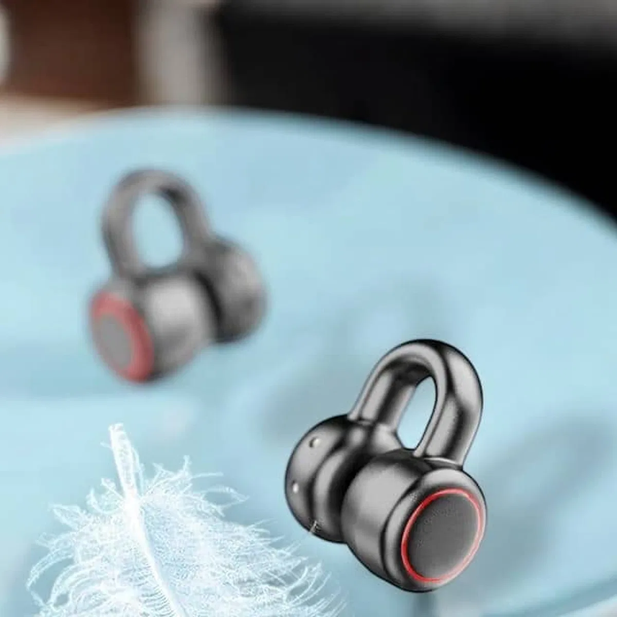 K25 küpe şeklinde Bluetooth kulaklık görsel 3