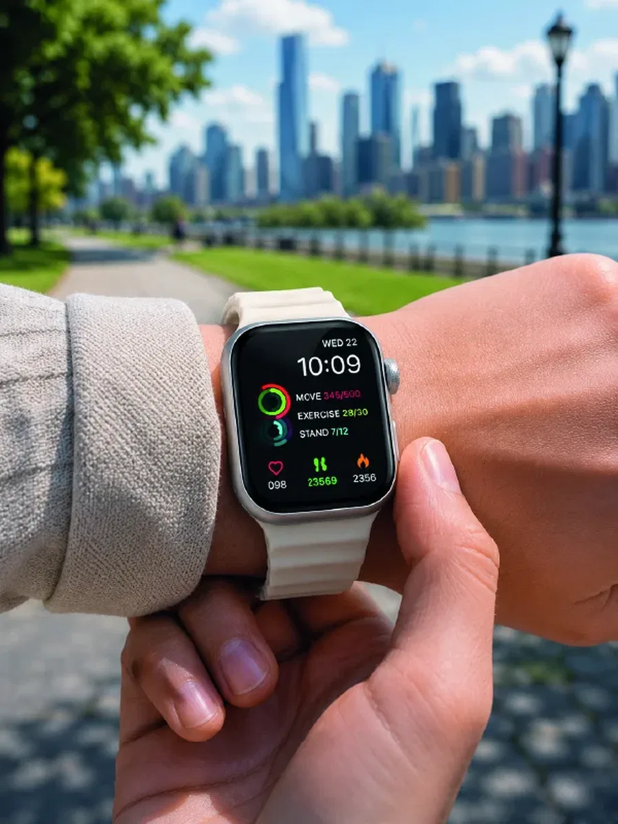 7'li Kordon Setli Akıllı Saat Bluetooth Görüşme Bildirim Destekli Çok Fonksiyonlu Smart Watch görsel 5